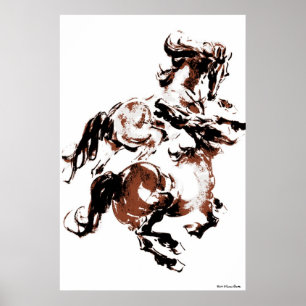 Poster Chevaux sauvages Imprimer
