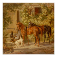 Chevaux vintages au Porch Albrecht Adam Hanging