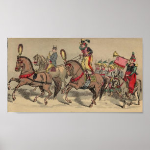 Poster Chevaux vintages dans un cirque 2