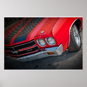 Poster Chevelle 1970 solides solubles