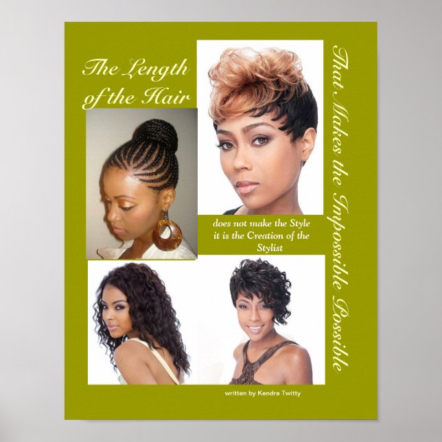 POSTER CHEVEUX (Devant)