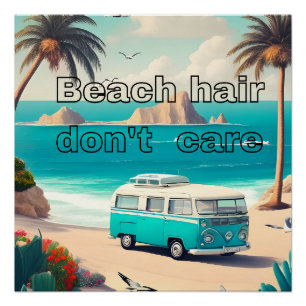 Poster Cheveux de plage, ça ne fait rien