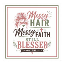 Cheveux Décoiffés Foi Désordonnée Encore Bénie Chr