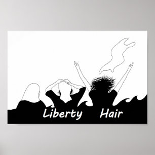 Poster cheveux libres