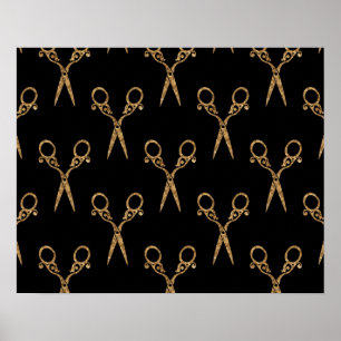 Poster Cheveux (or)
