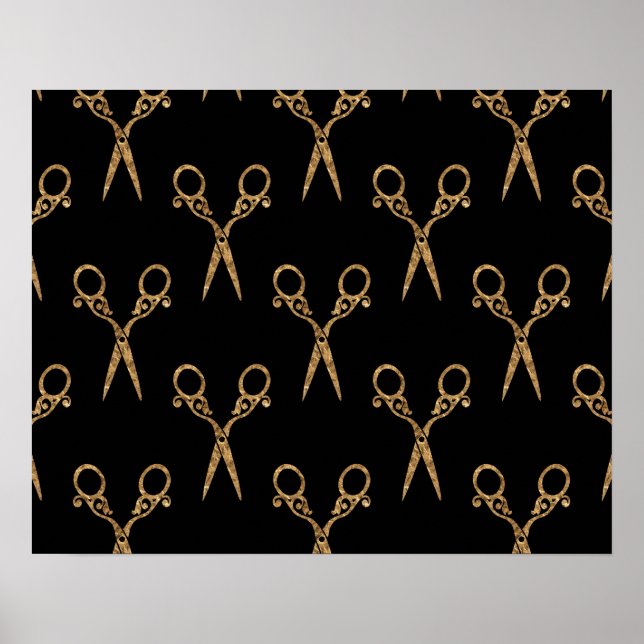 Poster Cheveux (or) (Devant)