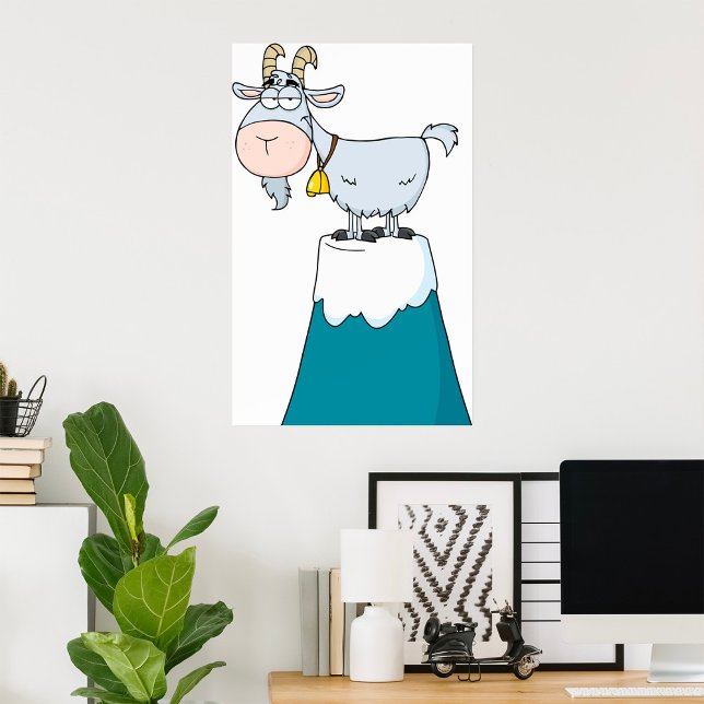 Poster Chèvre de Longhorn (Créateur téléchargé)