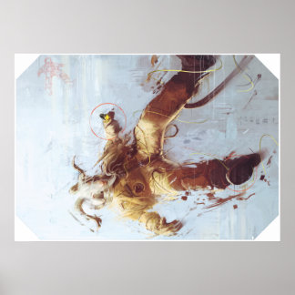 Poster Chèvre spatiale