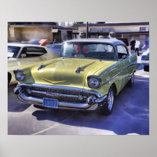 POSTER CHEVROLET 1957