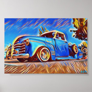 Poster Chevrolet 3100 Moins cher Chevy Truck Art