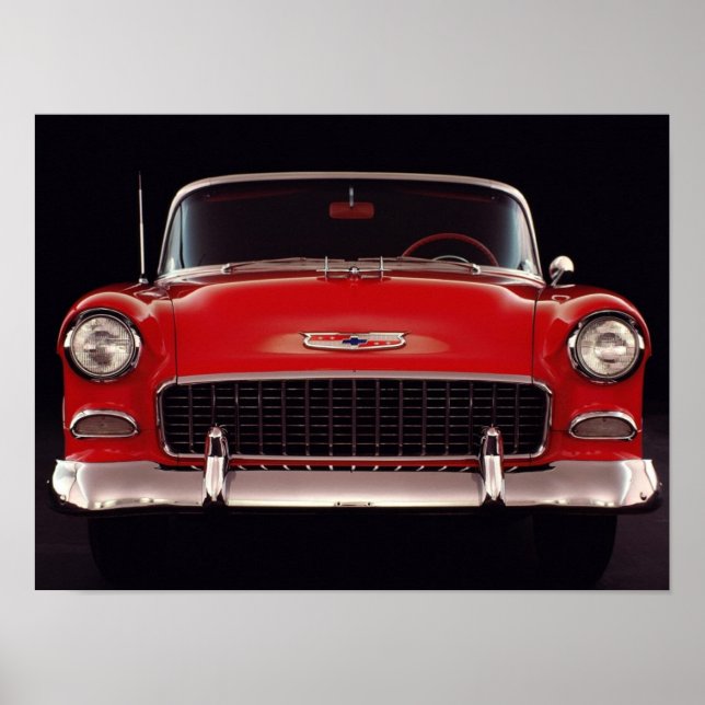 Poster Chevrolet Bel-Air 1955 (Devant)