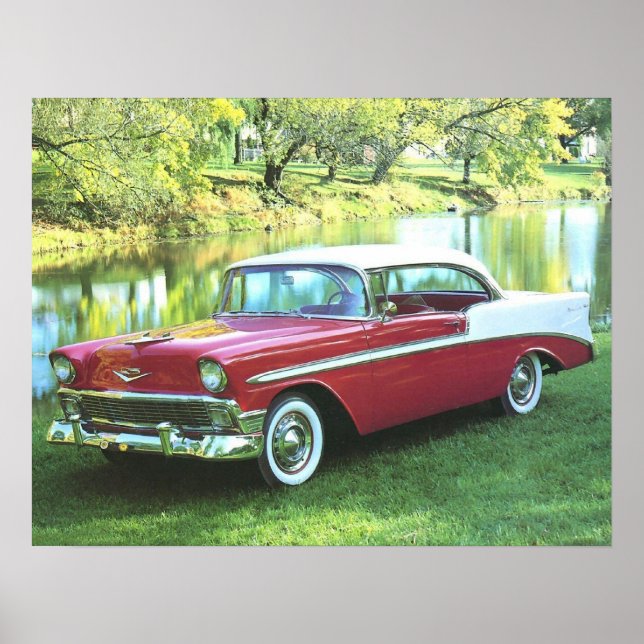 Poster Chevrolet Bel-Air 1956 (Devant)