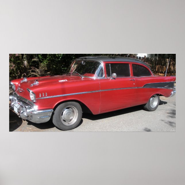 Poster Chevrolet Bel-Air 1957/210 (Devant)
