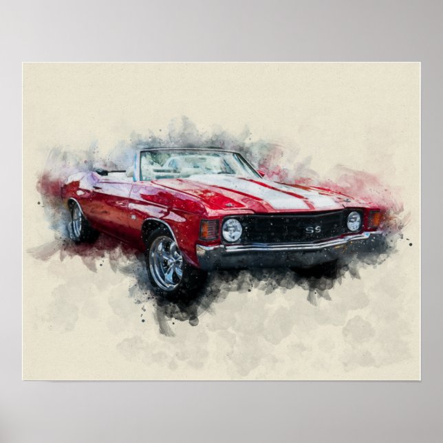 Poster Chevrolet Camaro (Devant)