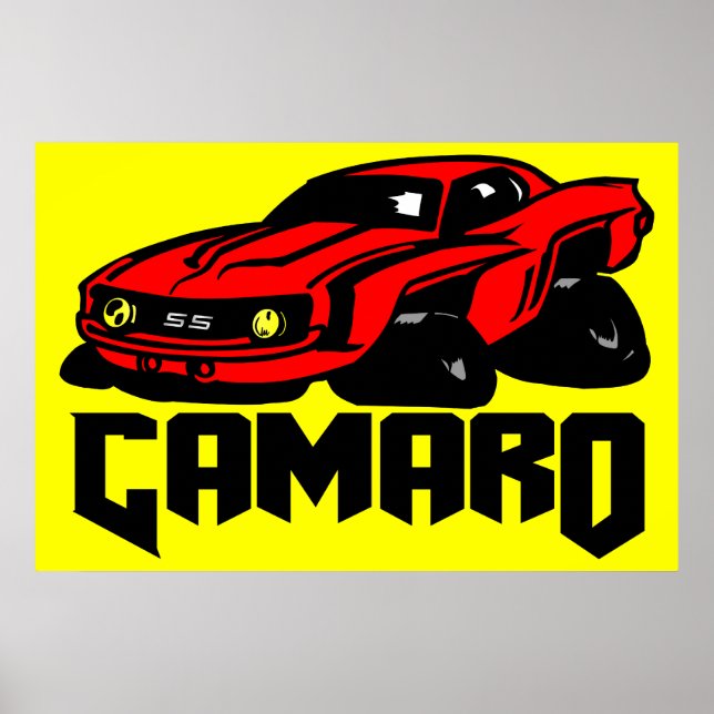 Poster Chevrolet Camaro SS (Devant)