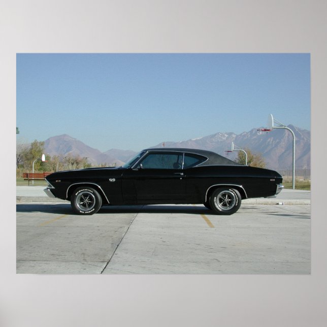 Poster Chevrolet Chevelle SS 1969 (Devant)
