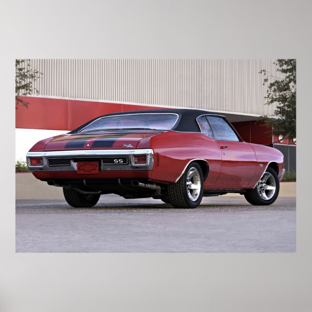 Poster Chevrolet Chevelle SS 1970 (Devant)