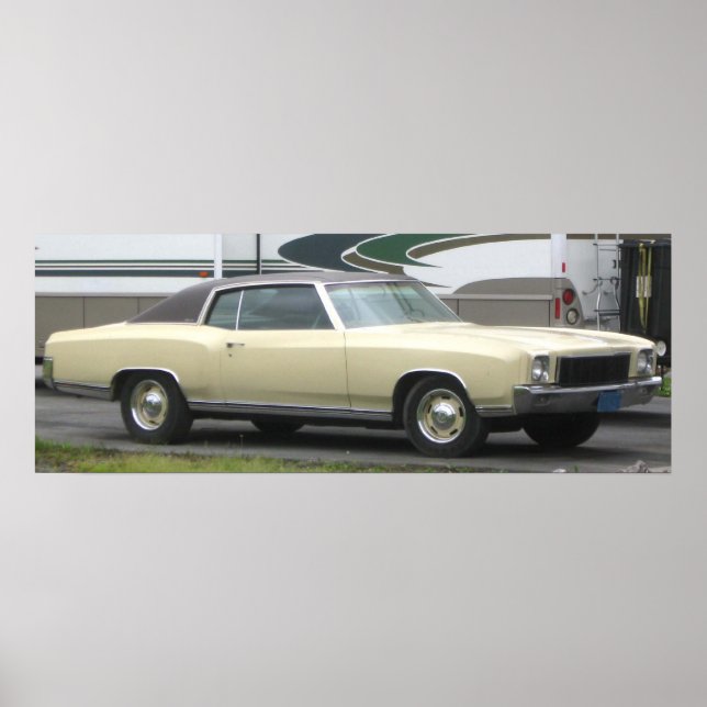 Poster Chevrolet/Chevy Monte Carlo 1971 (Devant)