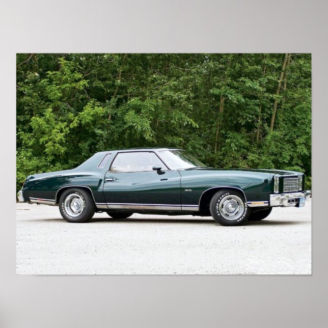 Poster Chevrolet/Chevy Monte Carlo 1977 (Devant)