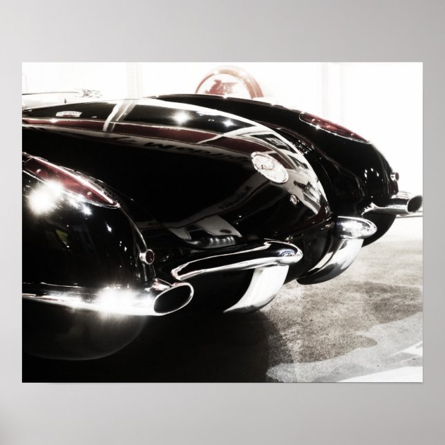 Poster Chevrolet Corvette 1959 (Devant)