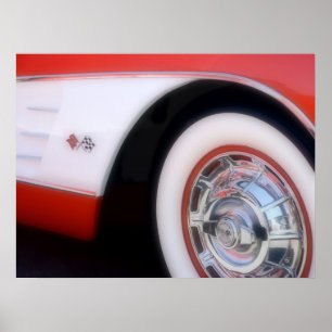 Poster Chevrolet Corvette 1960
