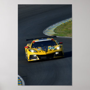 Poster Chevrolet Corvette C8.R 24 Heures du Mans 2022