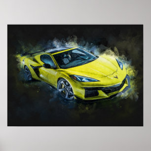 Poster Chevrolet Corvette Z06