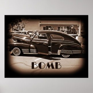 Poster Chevrolet Fleetline Bombe à basse vitesse