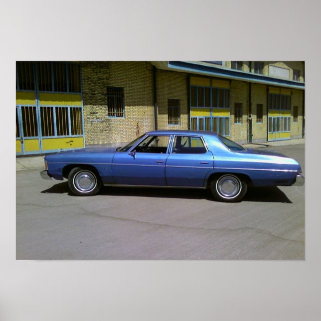 Poster Chevrolet Impala 1974 (Devant)