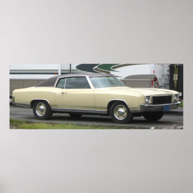 Poster Chevrolet Monte Carlo 1971 (Devant)