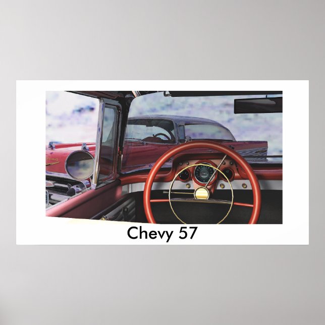 Poster Chevy57 (Devant)