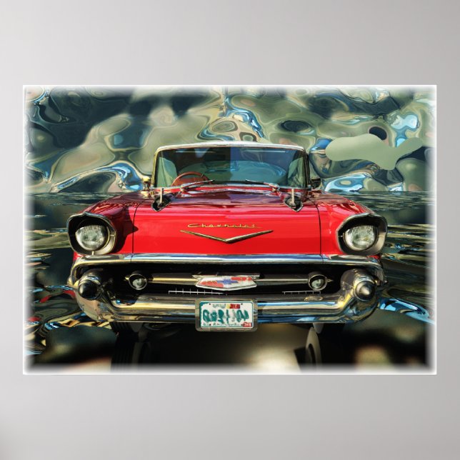 Poster Chevy57Avant (Devant)