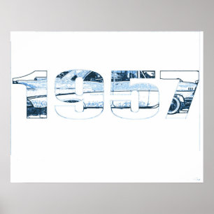 Poster Chevy 1957