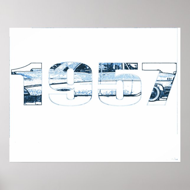 Poster Chevy 1957 (Devant)