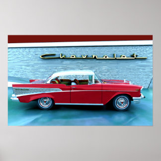 Poster Chevy 1957