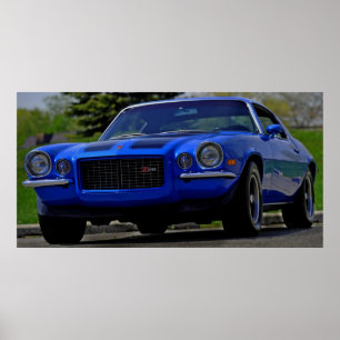 Poster Chevy Camaro RS 1972