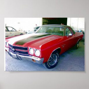 Poster Chevy El Camino SS 396 1970