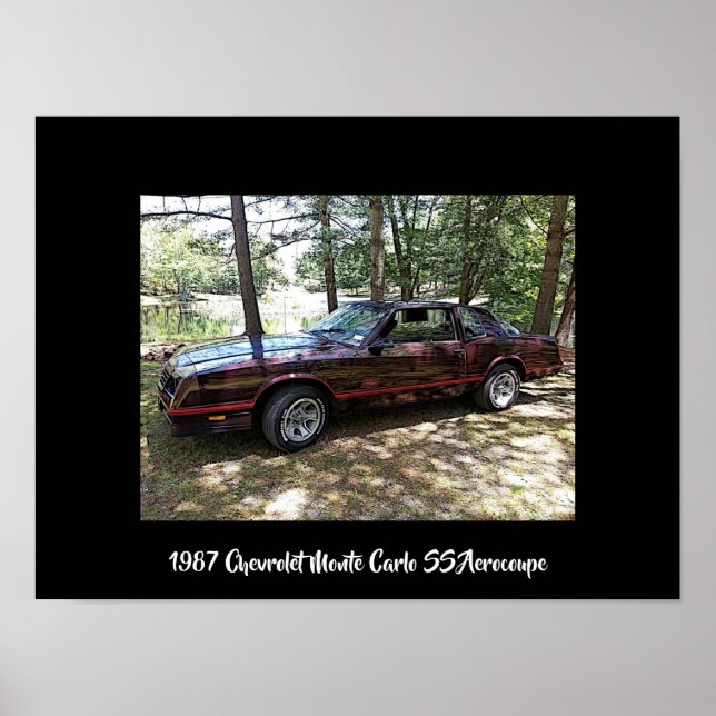 Poster Chevy Monte Carlo SS Aerocoupe (Devant)