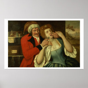 Poster Chez le dentiste (huile sur toile)