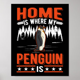 Poster Chez moi, mon pingouin est le pingouin 28