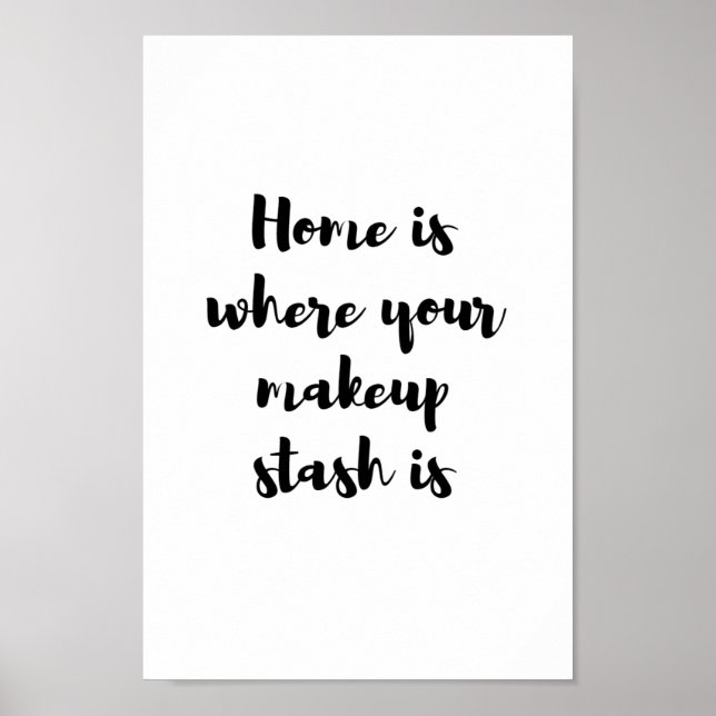 Poster Chez vous, c'est là que se trouve votre stash de m (Devant)