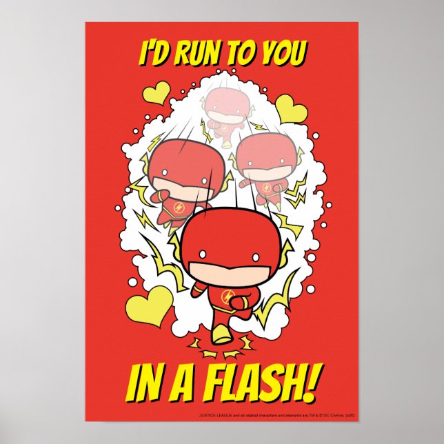 Poster Chibi Flash - J'allais vous chercher dans Flash Va (Devant)