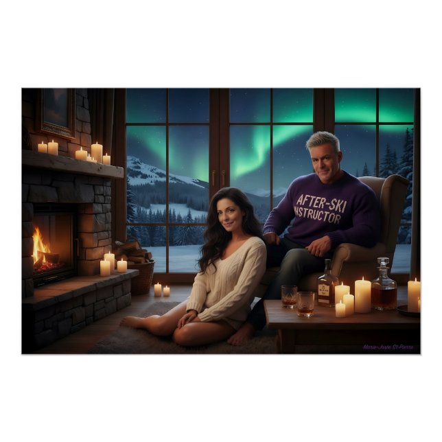 Poster Chic Après Ski (Devant)