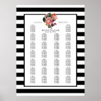 Chic et large rayures MODERNE avec sièges Mariage