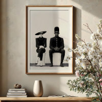 Chic Monochrome Photographie Fashion Pair