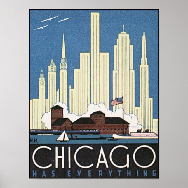 Poster Chicago a tout (Devant)