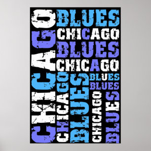 POSTER CHICAGO BLUES