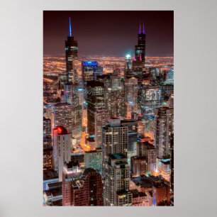 POSTER CHICAGO DOWNTOWN