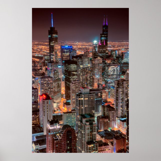 POSTER CHICAGO DOWNTOWN (Devant)