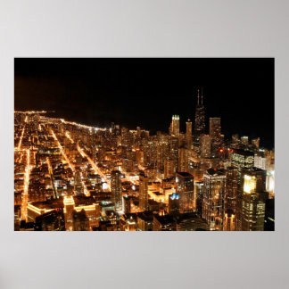 Poster Chicago Hancock Building